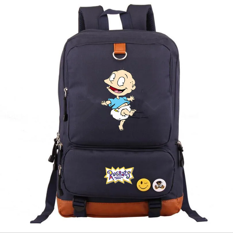 Rugrats в Париже школьная сумка pringting Рюкзак Mochila Студенческая сумка на плечо дорожная сумка для ноутбука рюкзак для подростков