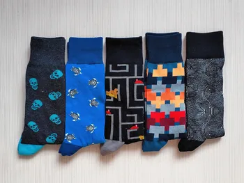 

5 Pack Men's Happy Funny Socks