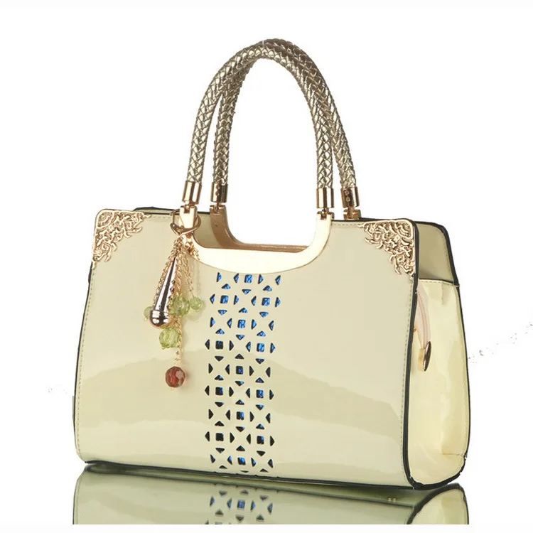 

Handbag 2019 Autumn And Winter New Style Big Brand WOMEN'S Bag Europe And America Luxury High-end PU Leather Hollow out One-Shou