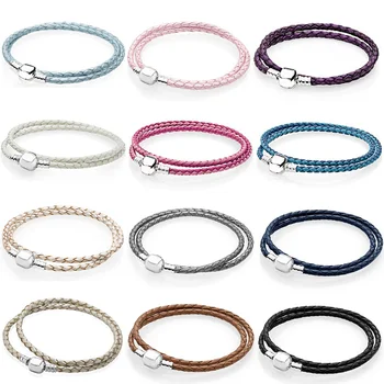 

PDB SL high quality 925 sterling silver series fashion charm DIY bracelet suitable for bead charm female bracelet jewelry gift