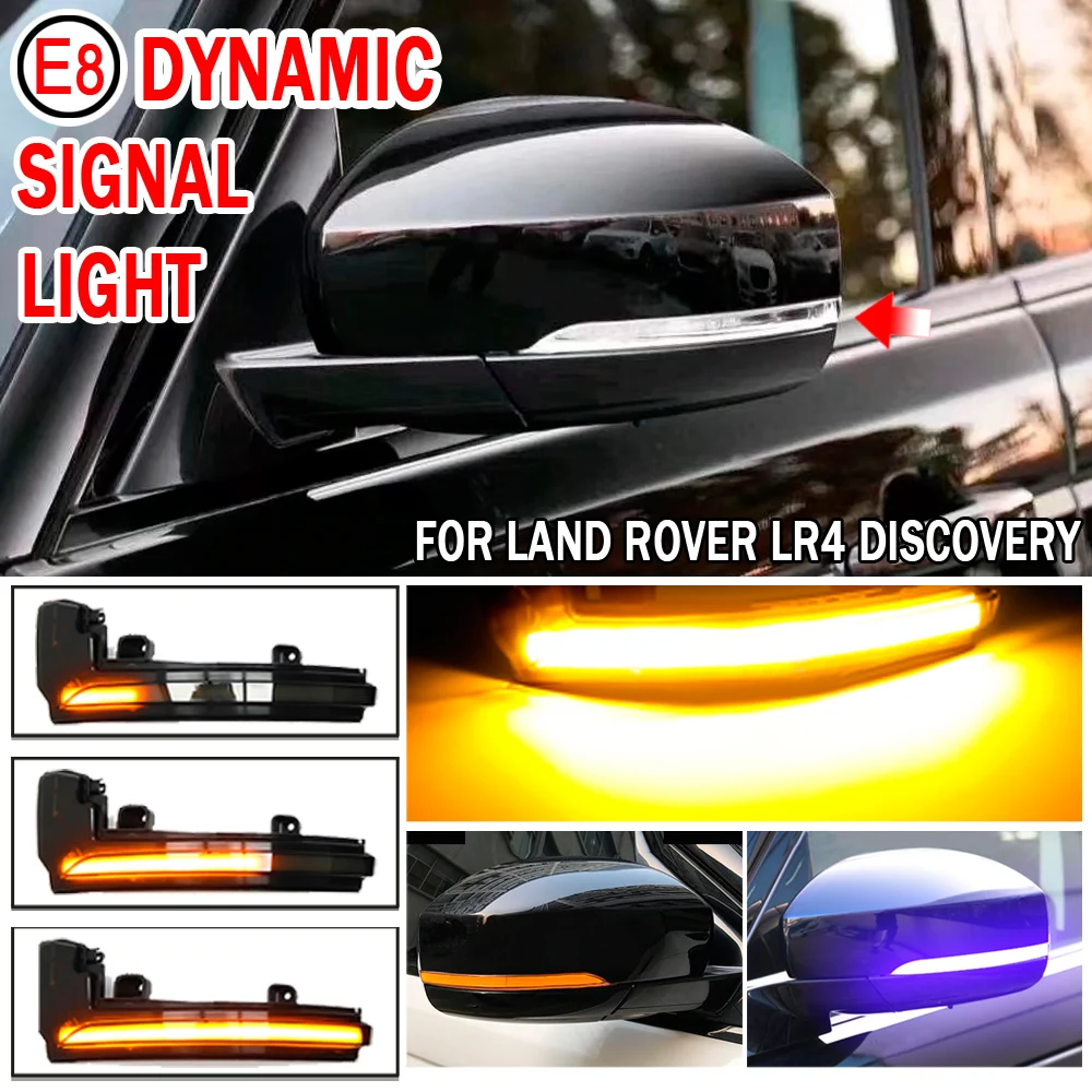 Intermitentes de LED retrovisores para Land Rover Range Rover Evoque2011-2015 negro 