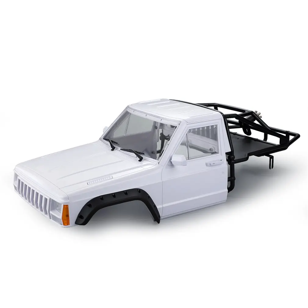 

RC Car Cherokee Body Cab & Back-Half Cage for 1/10 RC Crawler Traxxas TRX4 Axial SCX10 90046 Redcat GEN 8 Scout II