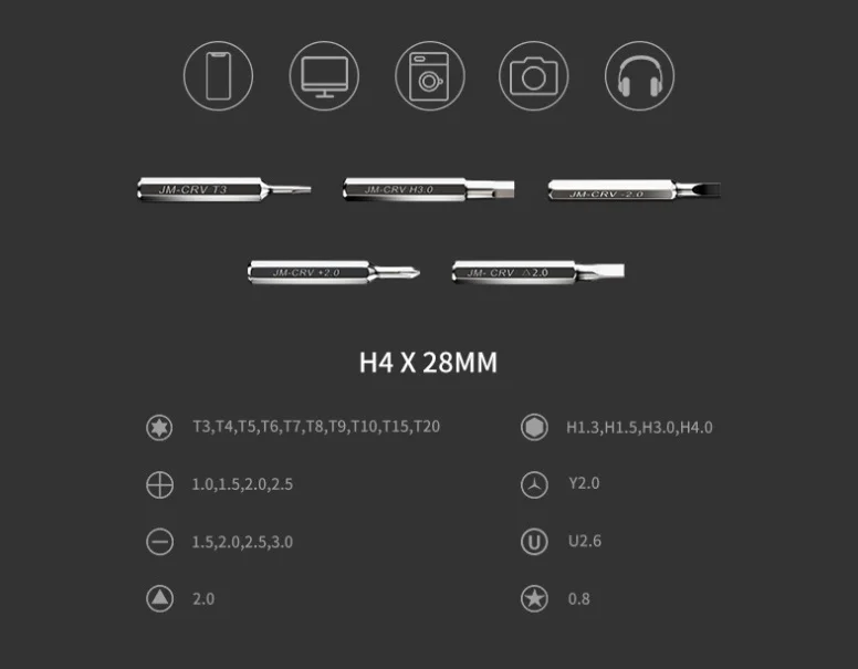 JAKEMY JM-8104 29 в 1 профессиональный многофункциональный Набор отверток прецизионные ручные инструменты набор для мобильного телефона компьютер DIY Repa