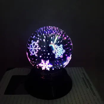 3D glas cover magic licht boom zilveren bloem lamp plastic base batterij USB dual ster lamp creatieve nachtlampje 3D glas cover magic licht boom zilveren bloem lamp plastic base batterij USB dual ster lamp creatieve nachtlampje