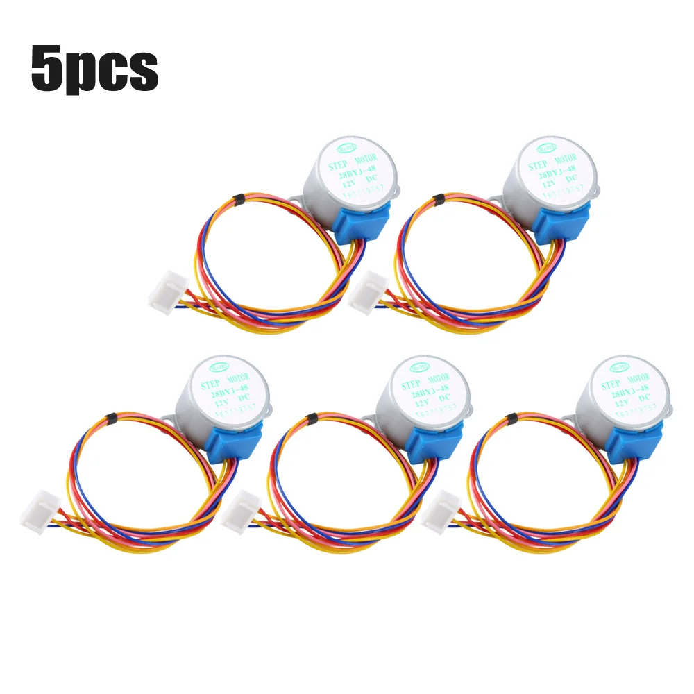 

1/2/5/10pc 28BYJ-48 Valve Gear Stepper Motor DC 5V 12V 4 Phase Step Motor Module for air-conditioning shutters heating fans