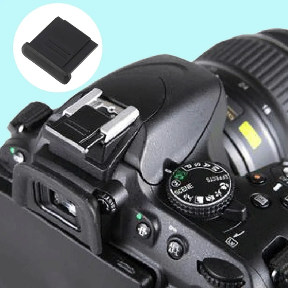 Flash Hot Shoe Cover Cap Protector For Nikon D90 D200 D300 BS-1 DSLR Camera Protecting Cover Digital Camera Accessories