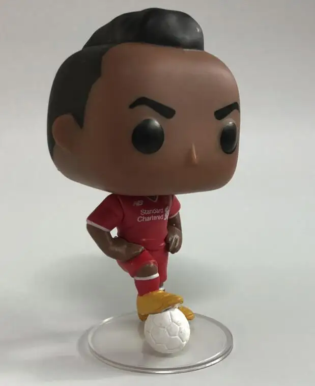 Funko Pop football Romelu Lukaku Златан Ибрагимович пол Погба робо Фирмино Мохамед Салах и Садио грива виниловые фигурки игрушки - Цвет: Sadio no box