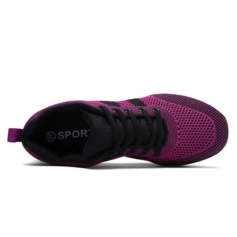Женские Танцевальные Кроссовки; обувь для джаза; женские кроссовки; коллекция года; спортивная обувь; Zapatos De Baile Bailarinas De Mujer; обувь на высокой платформе; Цвет черный, фиолетовый