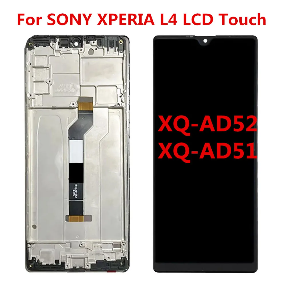 

6,2 "Оригинальный ЖК-дисплей для Sony Xperia L4, ЖК-дисплей, сенсорный экран с рамкой, дигитайзер в сборе, запасная деталь