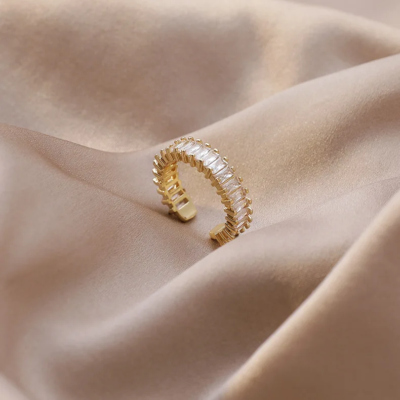 Korean simple index finger ring adjustable elegant ladies