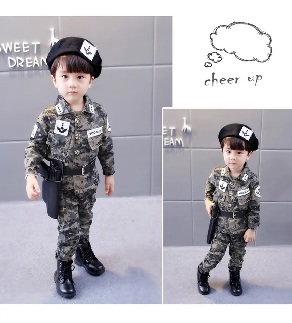 Freies Verschiffen Kinder Song Joong Ki Kostum Camouflage Polizei Set Halloween Kostum Fur Kinder Teenager Cosplay Party Military Aliexpress