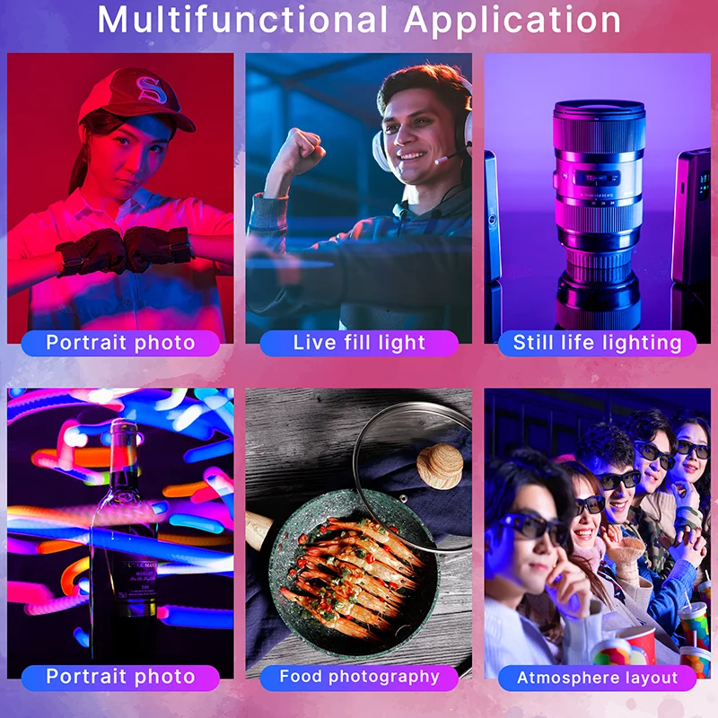 Ulanzi-luz em Mini Armazenamento de 3100mah para Fotografia em Smartphone com Luz de Preenchimento Câmera Portátil Vl120rgb - Image 5