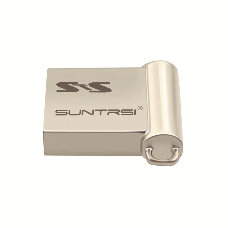 Suntrsi USB флэш-накопитель мини металлический флэш-накопитель 4 ГБ 8 ГБ оперативной памяти, 16 Гб встроенной памяти usb-флешки персонализированным логотипом флэш-накопитель реальные Ёмкость брелок для ключей USB флэш-память