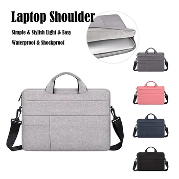 

Laptop Bag 13.3 15.6 14.1 inch Waterproof Notebook Case Sleeve For Macbook Air Pro Retina 11 12 13 15 Shoulder Handbag Briefcase