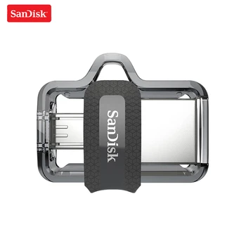 

Sandisk USB Flash Drive 32GB 64GB 128GB 16GB Dual OTG Pen Drive High Speed Memory U Disk Micro USB3.0 Card SDDD3 For Phone or PC