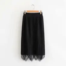 Women Clothes Women Wear Lace-trimmed Knit Bag Hip Skirt Skirt Skirts Womens Skirt Modis Streetwear