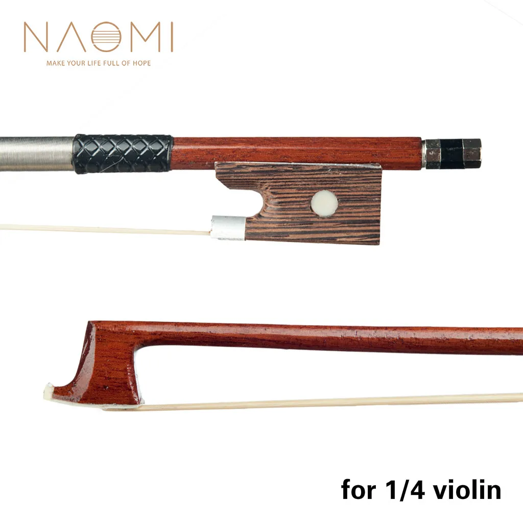 Лук для скрипки из бразильского дерева NAOMI 1/4 размер лук скрипки/скрипки