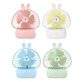 

Cartoon Mushroom Small Shell Small Fan USB Charging With Atmosphere Lights Small Fan Portable Outdoor Large Wind Handheld Fan