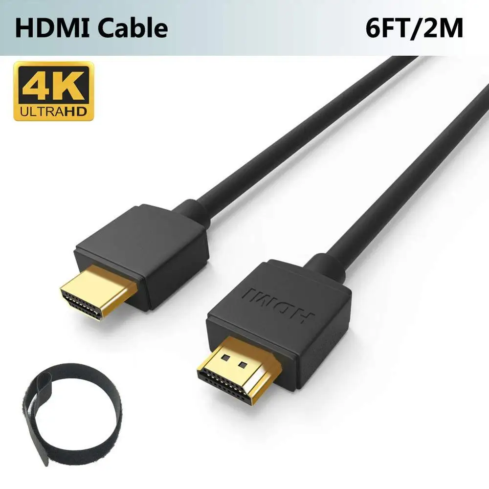Foinnex Slim Hdmi 1.4 Cavo 4K Cavo Hdmi Sottile 6Ft Per Nintendo Switch, Ps3, Ps4, Ps4 Pro, Xbox One, Xbox 360, Roku A Hdtv