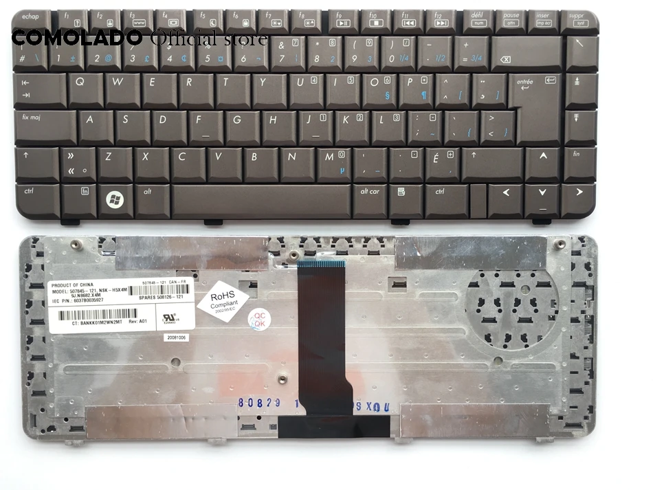 CF Canada-French keyboard For HP Pavilion dv3000 dv3100 dv3500 dv3500t dv3600 dv3600t dv3700 dv3800 Keyboard Layout | Компьютеры и