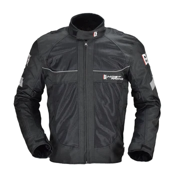 

Textile Mesh Braethable Riding Clothing Motorbike Reflective Jacket with Protective Pads