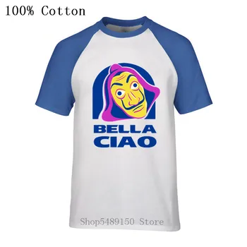 

Bella Ciao bell La Casa de Papel Professor T-Shirts Homme Creative Design Men's Harajuku T shirt House Of Paper Tshirt Camisetas