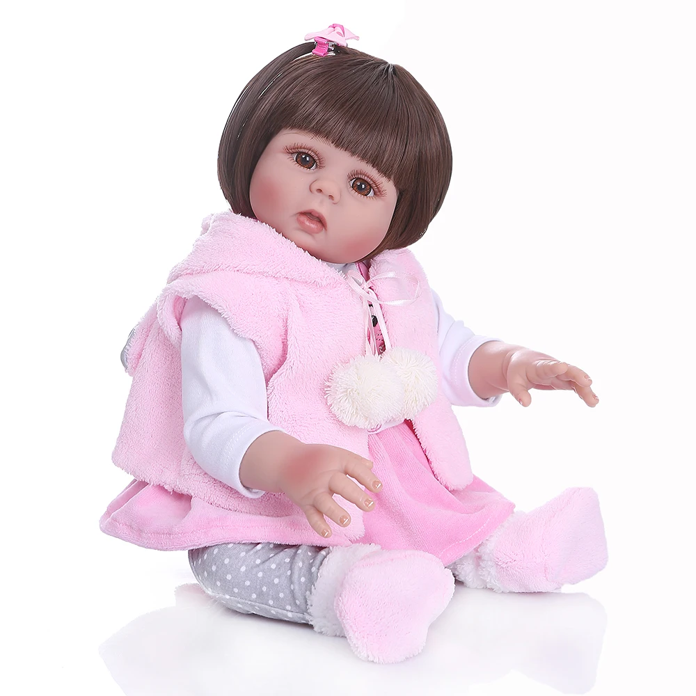 Оригинальная NPK, 55 см, настоящая детская силиконовая кукла для всего тела, водостойкая игрушка для ванны, кукла на Рождество, суперцена, мягкое прикосновение