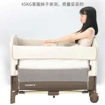 

Portable Baby Bed Foldable Movable Bb Bed Multi-functional Baby Bed Splicing Bed