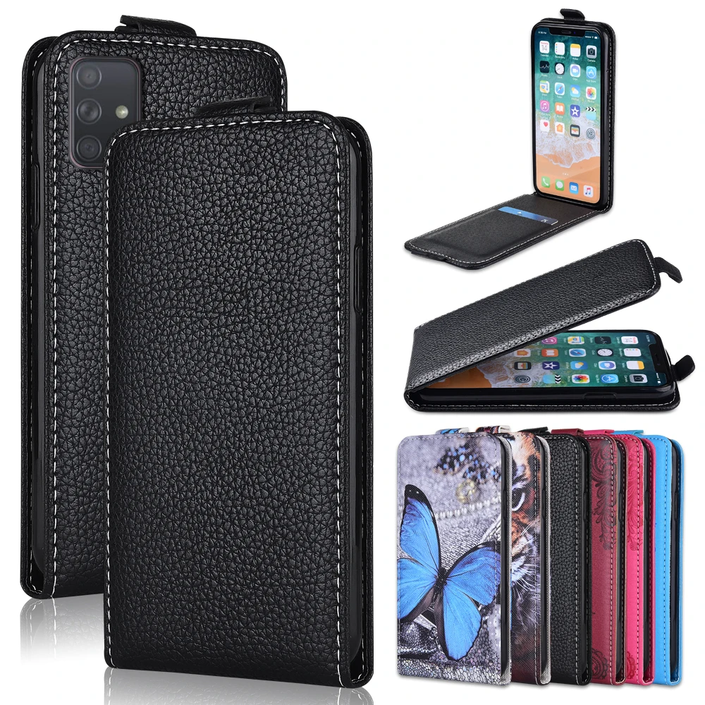 Кожаный чехол книжка для Galaxy A51 Samsung A71 5G A3 2016 2017 A30 A30s A31 A40 A40s A41 милый чехол|Бамперы|