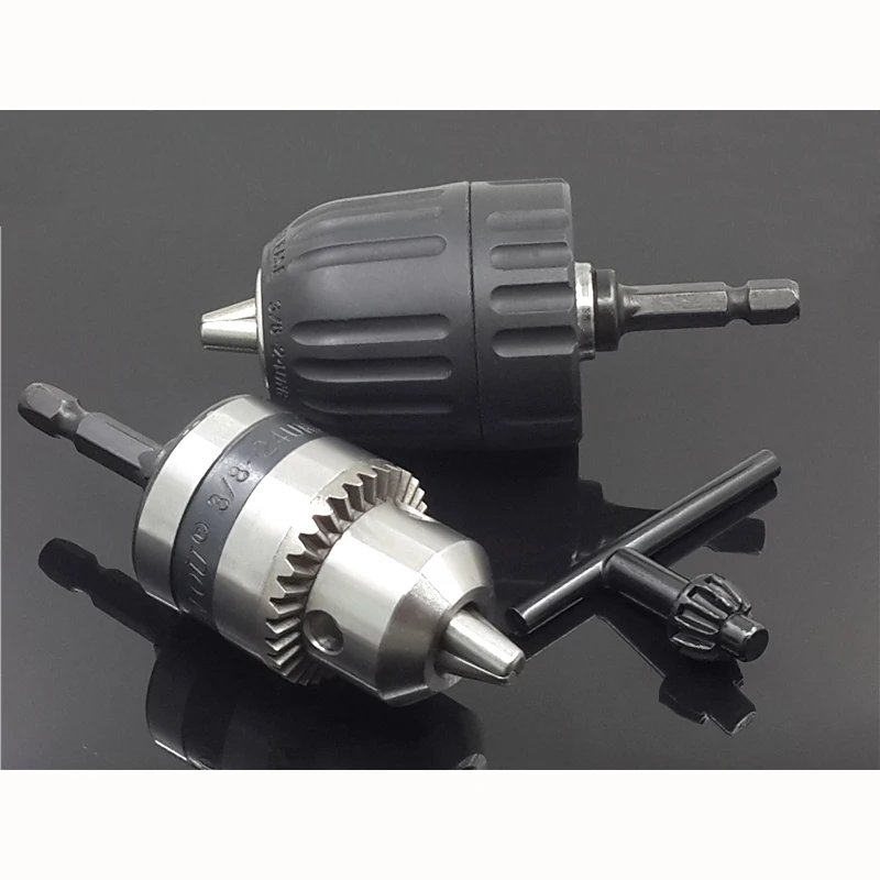 Hex Shank Drill Chuck Keyless Drilling 