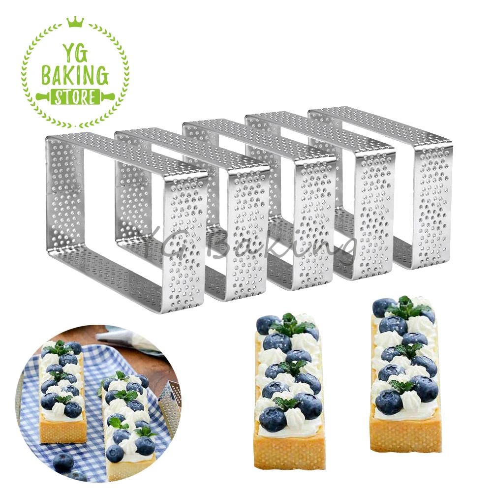 6 pezzi 8 cm argento rotondo in acciaio inossidabile crostata anelli stampo francese dessert mousse torta frutta tarte stampo per strumenti di cottura per feste in famiglia  15