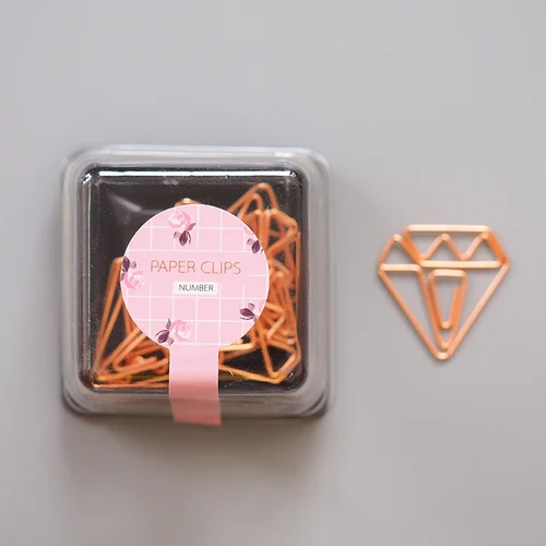 Paper clip-B ROWBOE милые канцелярские принадлежности художественные серьги-подвески с шипами креативный простой зажим для билета Милая заколка клип ласточкин хвост kawaii поставки - Цвет: Paper clip-B