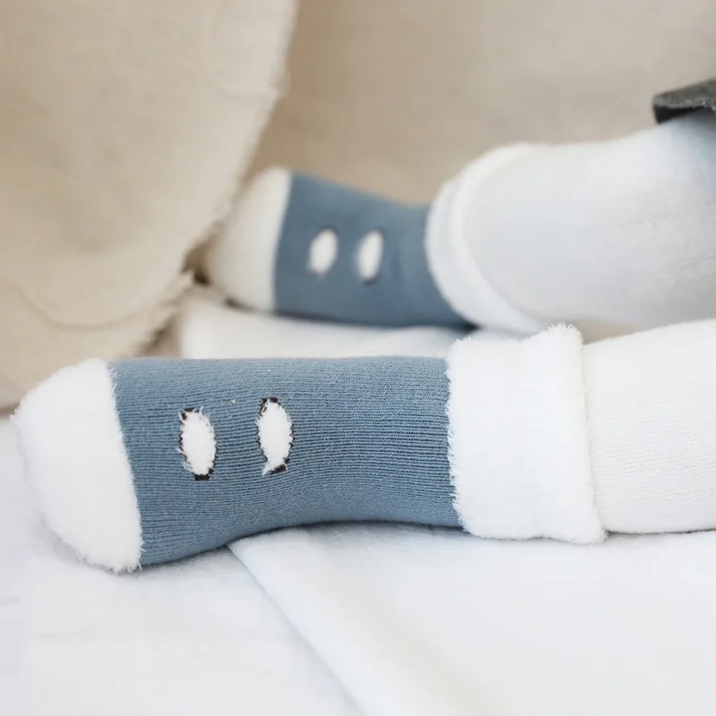 Детские Носки с рисунком меха; зимние теплые носки; Низкие хлопковые носки; носки-тапочки; гетры; подарки; аксессуары для малышей