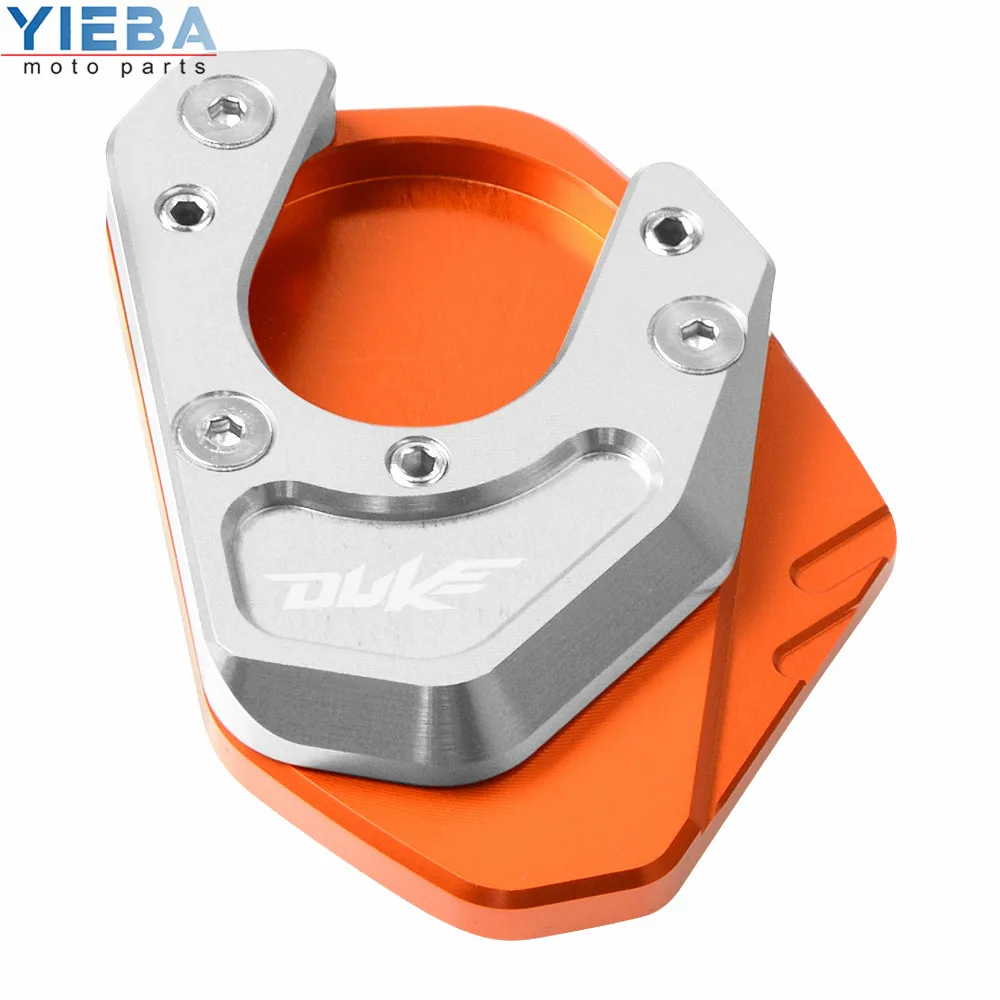CNC Алюминий moto rcycle Sidestand подставка для ног Поддержка боковая подставка moto Запчасти для KTM DUKE 125 200 300 390 690 690DUKE