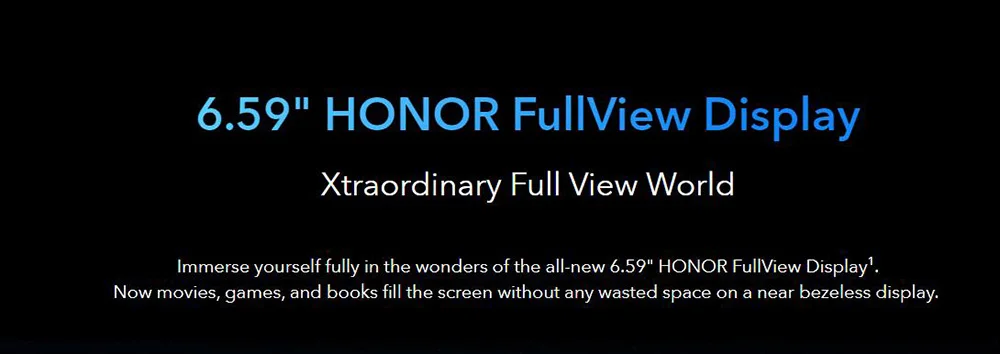 Мобильный телефон Honor 9X6 GB 128GB Kirin 810, четыре ядра, 6,59 дюймов, отпечаток пальца, 4000 мАч, 48MP камера, Anroid 9, 4G смартфон