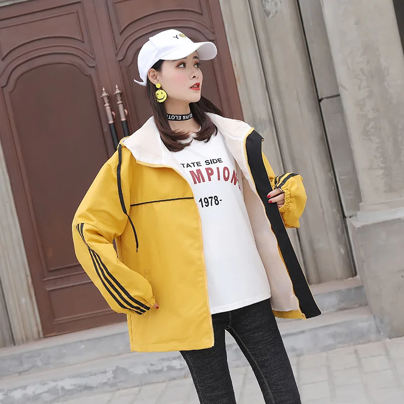 price cut  19 Spring And Autumn INS Super Fire BF Hong Kong Style Casual Jacket Korean-style Loose-Fit Women's