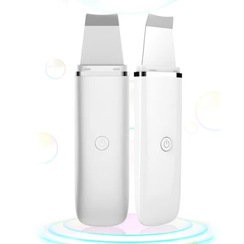 

Professional Ultrasonic Facial Skin Scrubber Ion Deep Face Cleaning Peeling Rechargeable Skin Care Device Beauty Instrument