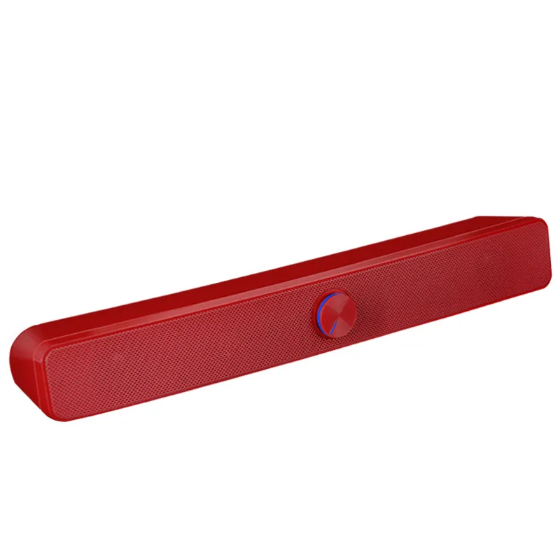 2,0 настольный компьютер bluetooth динамик светодиодный светильник тяжелый бас сабвуфер 3,5 мм аудио вход USB источник питания для ПК ноутбук мобильный телефон - Цвет: Red non-bluetooth