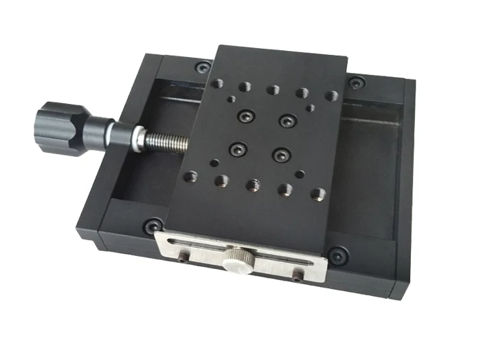 PT-SD102P ручной скользящий стол X-axis скользящий стол перевод сценический прецизионный сценический передвижная станция
