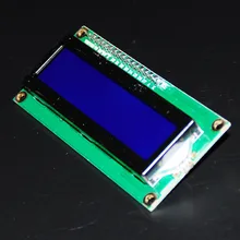 Tela lcd 1602 para arduino, retroiluminação, display lcd, azul, verde, 16x2, hd44780, personagem iic i2c com serial adaptador de interface uno nano