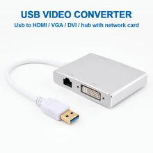 #Special Offers Video converter USB hub network card usb 3.0 adactatore audio video to HDMI VGA DVI RJ45 adaptador usb for display projector TV #Special Offers Video converter USB hub network card usb 3.0 adactatore audio video to HDMI VGA DVI RJ45 adaptador usb for display projector TV