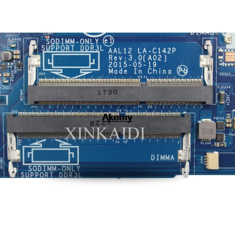 CN-0Y7P00 0Y7P00 Y7P00 AAL12 LA-C142P Вт E2-7110 процессор для Dell Inspiron 5455 5555 ноутбук материнская плата