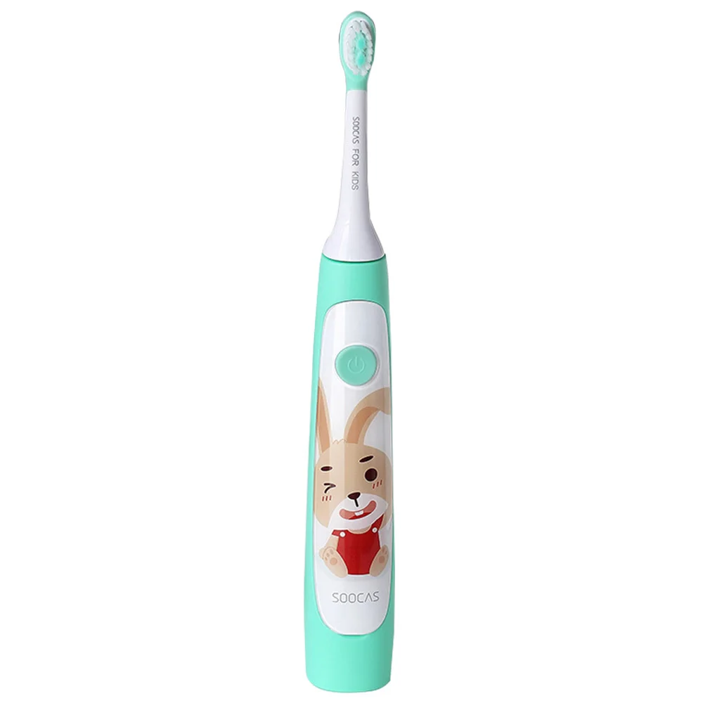 Xiaomi SOOCAS C1 Cute Waterproof Sonic ElectricToothbrush For Kids Rechargeable Ultrasonic Toothbrush Dental Care ToothBrush - Color: Light Aquamarine