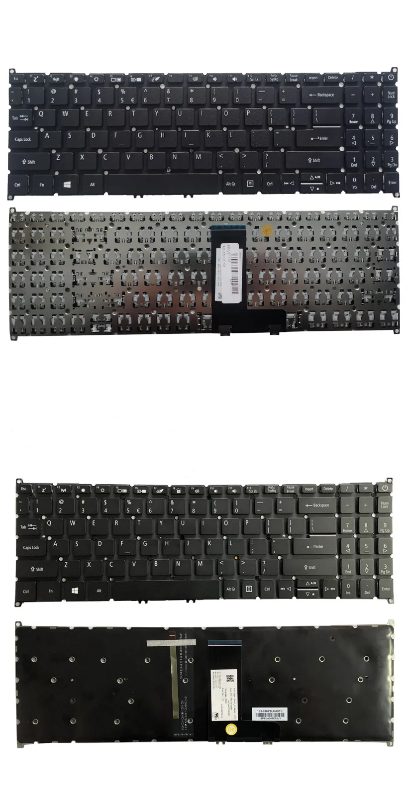 

New for Acer Swift 3 SF315-51 SF315-51G N17P4 A515-52 A515-52G A515-53 A515-54 A715-75 A715-75G US English keyboard backlit
