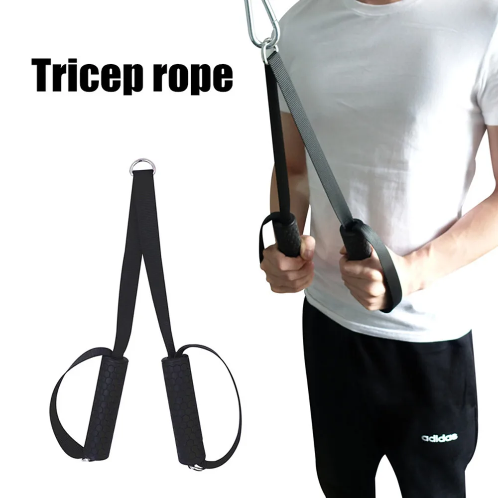 

Cable Attachment Triceps Press Down Rope Body Building For Exercise Triceps Biceps Back Shoulder And Abdom Home Gym Equipment