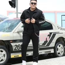 M-9XL, мужской спортивный комплект для тренировок, мужская спортивная одежда, мужская куртка на молнии, штаны для бега, комплект из 2 предметов, спортивный костюм, толстовки для бега