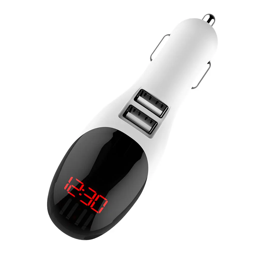 Автомобильное зарядное устройство очиститель воздуха USB зарядное устройство портативный автомобильный очиститель воздуха зарядное устройство ток цифровой дисплей Электроника 4.2A прочный
