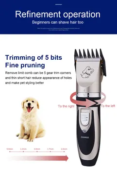 

Pet Hair Clippers Dog Hair Shaver Dog Hair Clippers Cordless Pet Grooming Tool Cat Dog Hair Cutter Trimmer Haircut