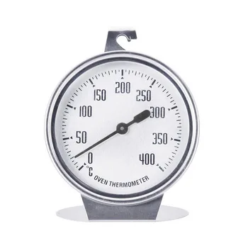 

1pc Stainless Steel Instant Read Thermometer For Baking Oven High-grade Large Oven Special Oven Thermometer Tools 0-400 Degree