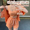 Short Orange 3PcsSet